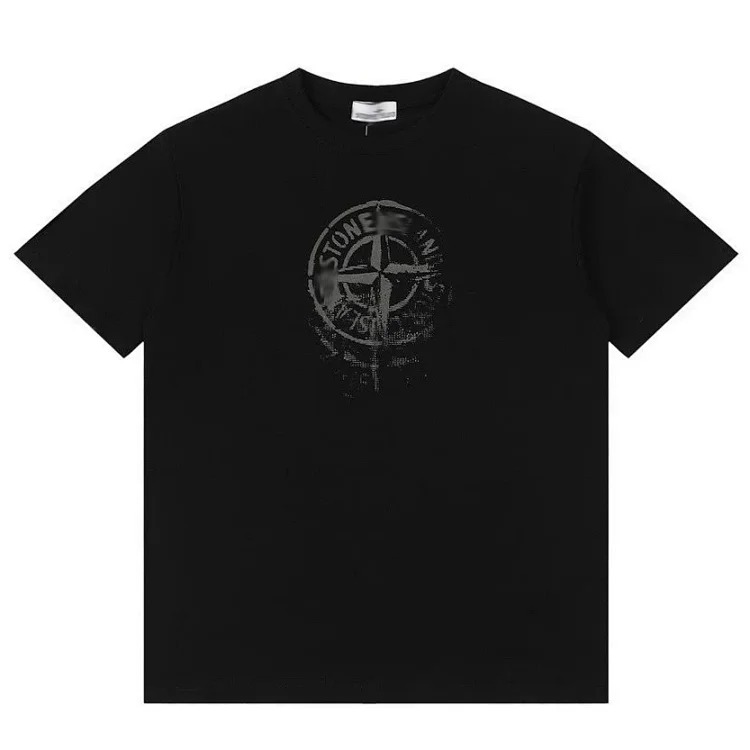 Shitongdao casual short-sleeved T-shirt printed loose round neck
