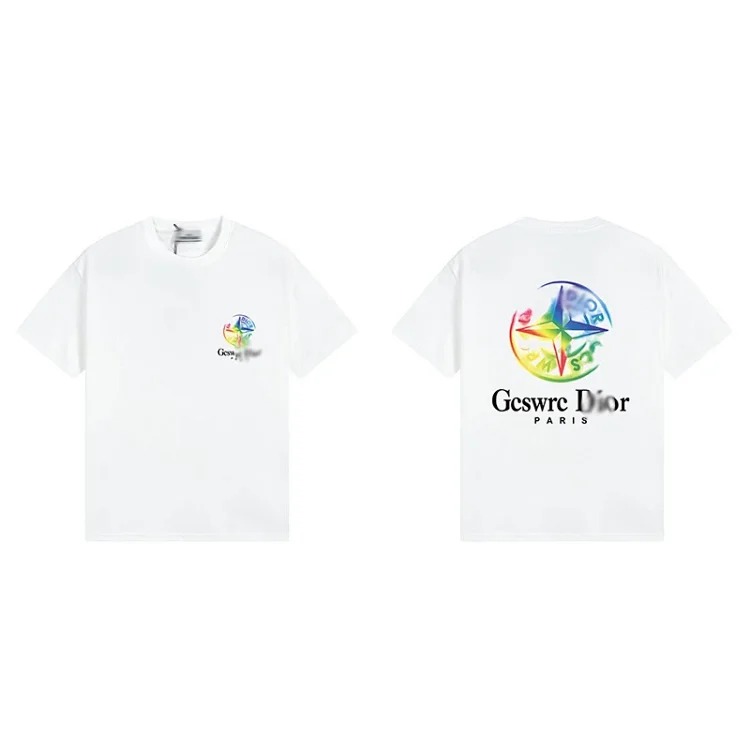 Shitongdao casual short-sleeved T-shirt printed loose round neck