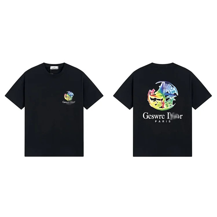 Shitongdao casual short-sleeved T-shirt printed loose round neck