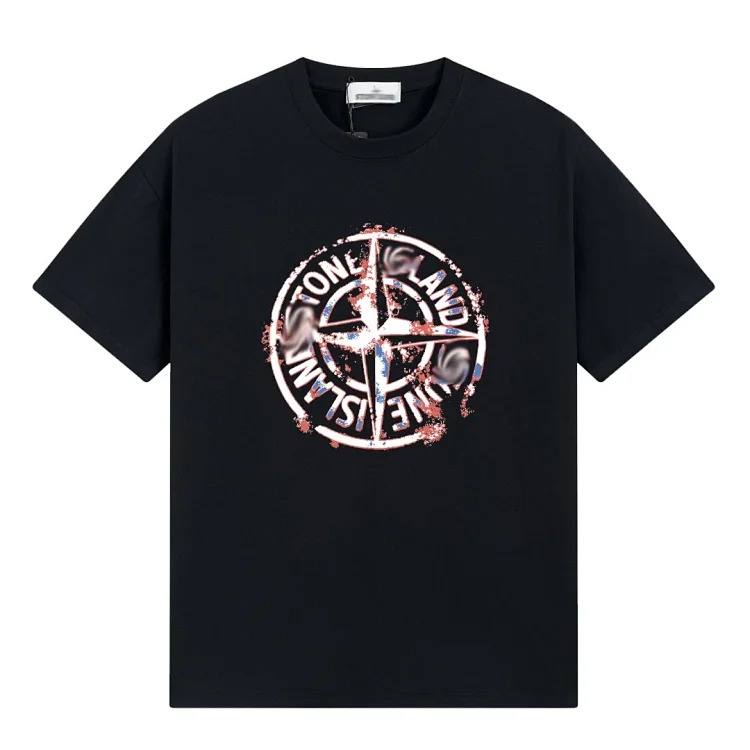 Shitongdao casual short-sleeved T-shirt printed loose round neck