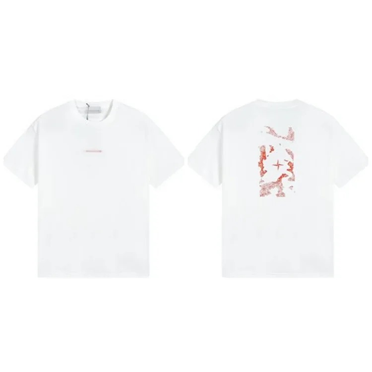 Shitongdao casual short-sleeved T-shirt printed loose round neck