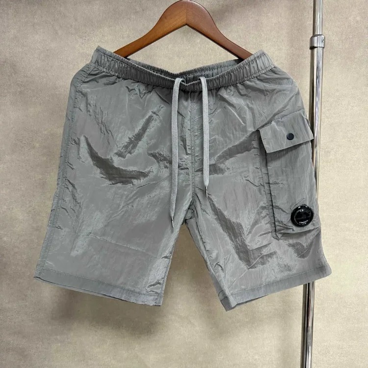 C.P. Company sleeves zipper button decoration loose workwear sports short-sleeved shorts suit