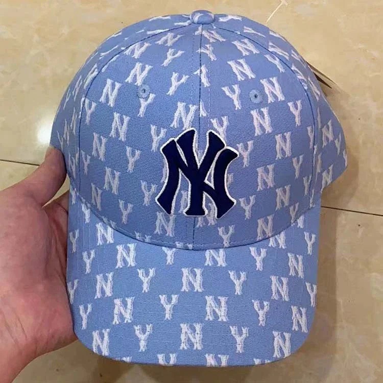 Baseball hat Korean Yankees NY men's and women's adjustable couple LA hard top all-match sunvisor peaked cap