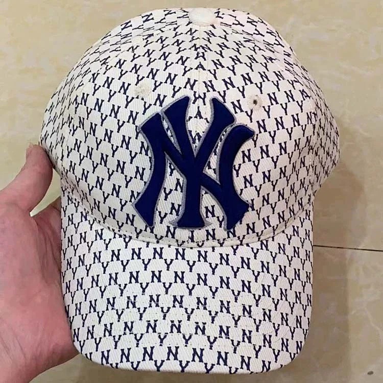 Baseball hat Korean Yankees NY men's and women's adjustable couple LA hard top all-match sunvisor peaked cap