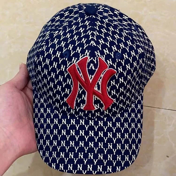 Baseball hat Korean Yankees NY men's and women's adjustable couple LA hard top all-match sunvisor peaked cap