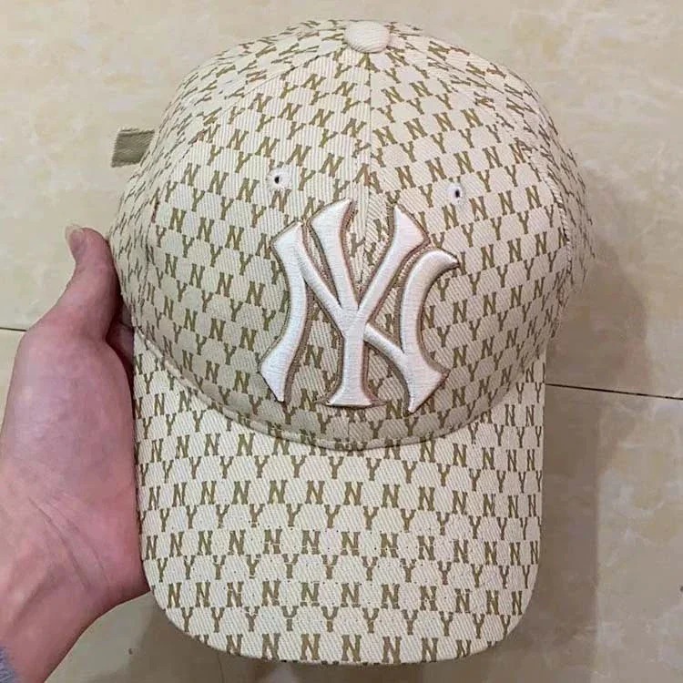 Baseball hat Korean Yankees NY men's and women's adjustable couple LA hard top all-match sunvisor peaked cap