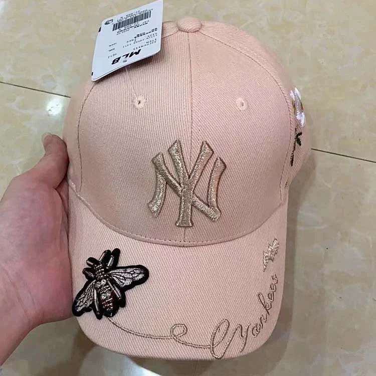 Baseball hat Korean Yankees NY men's and women's adjustable couple LA hard top all-match sunvisor peaked cap