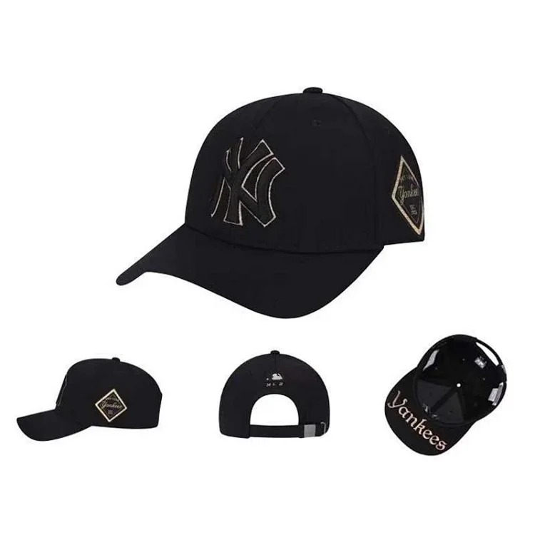 Baseball hat Korean Yankees NY men's and women's adjustable couple LA hard top all-match sunvisor peaked cap