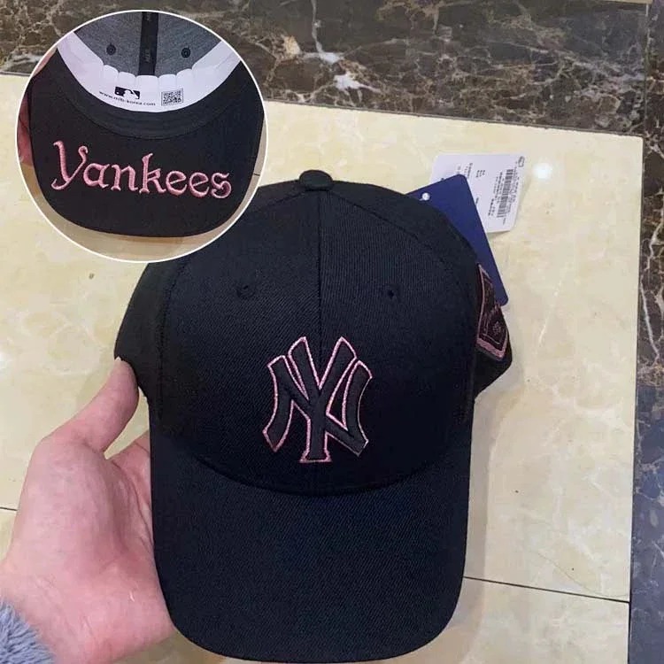Baseball hat Korean Yankees NY men's and women's adjustable couple LA hard top all-match sunvisor peaked cap