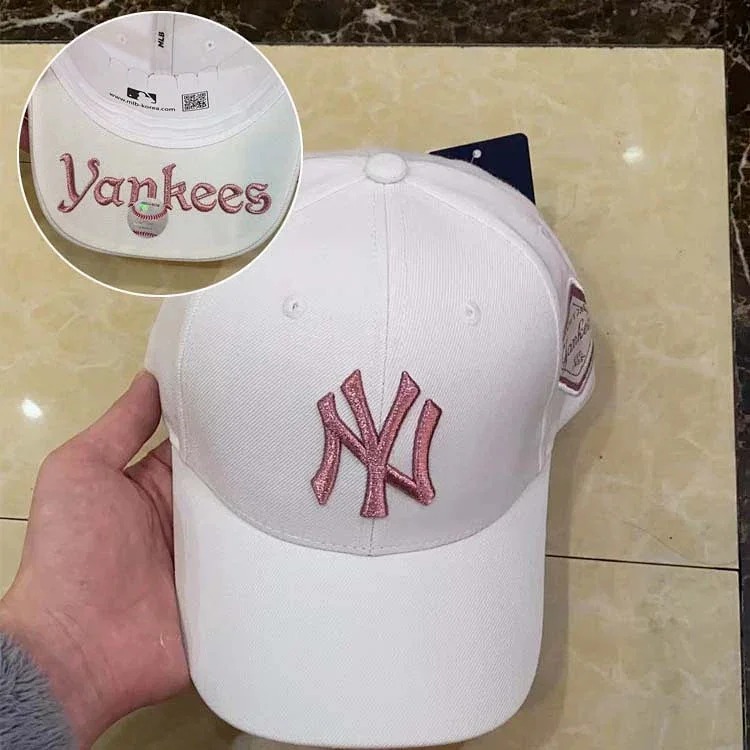 Baseball hat Korean Yankees NY men's and women's adjustable couple LA hard top all-match sunvisor peaked cap