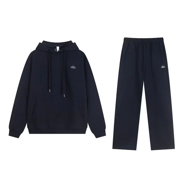 Autumn and winter American sports hooded sweatshirt headband loose sweatshirt suit