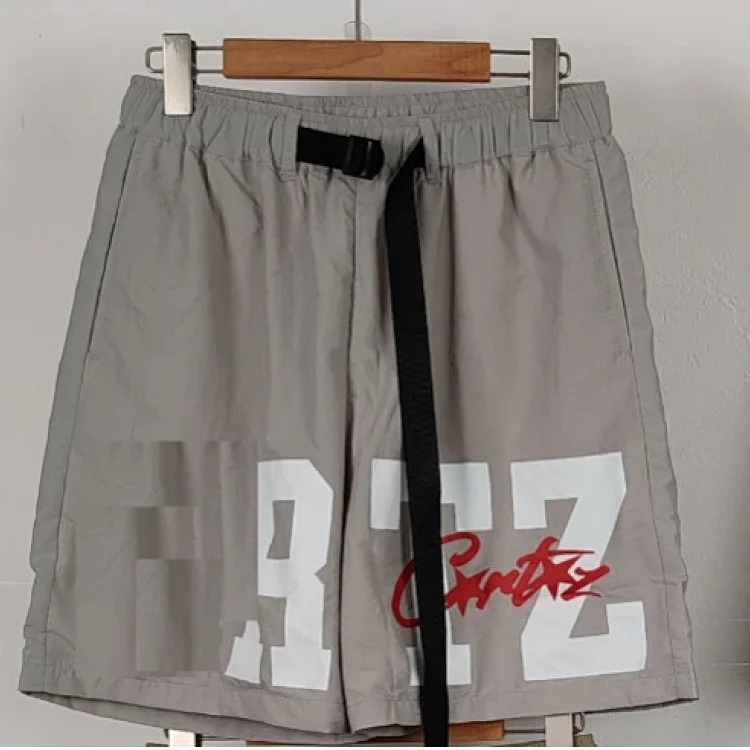 Printed style street loose casual trendy brand hip-hop five-point shorts