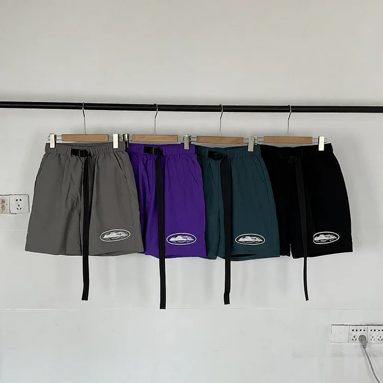 Printed style street loose casual trendy brand hip-hop five-point shorts