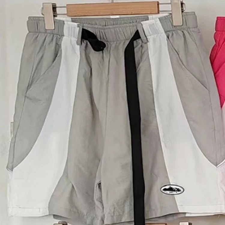 Printed style street loose casual trendy brand hip-hop five-point shorts