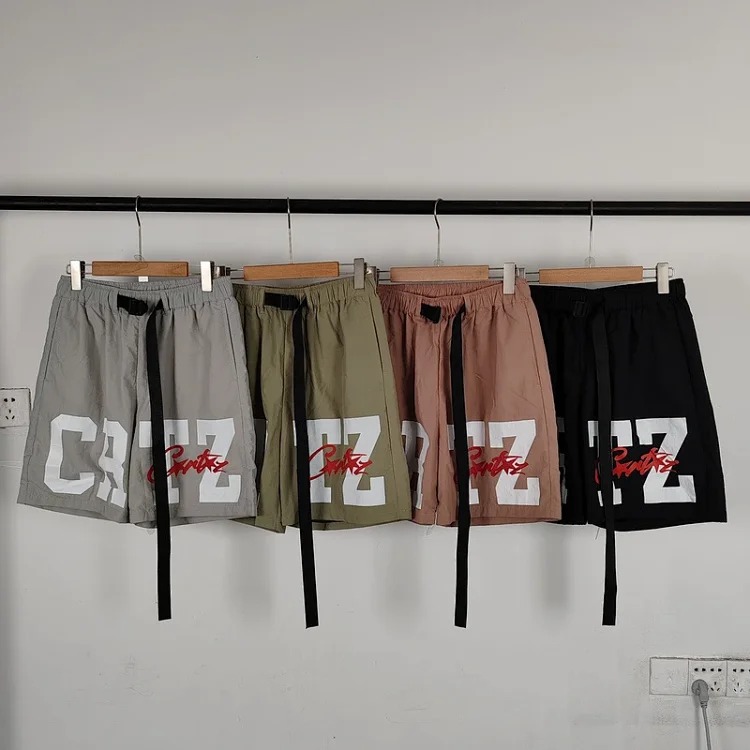 Printed style street loose casual trendy brand hip-hop five-point shorts