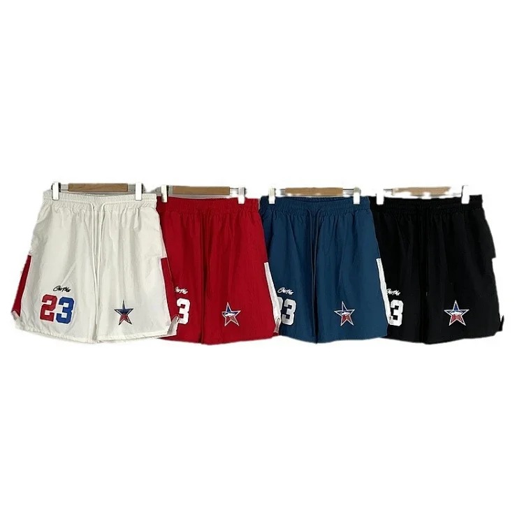 Printed style street loose casual trendy brand hip-hop five-point shorts
