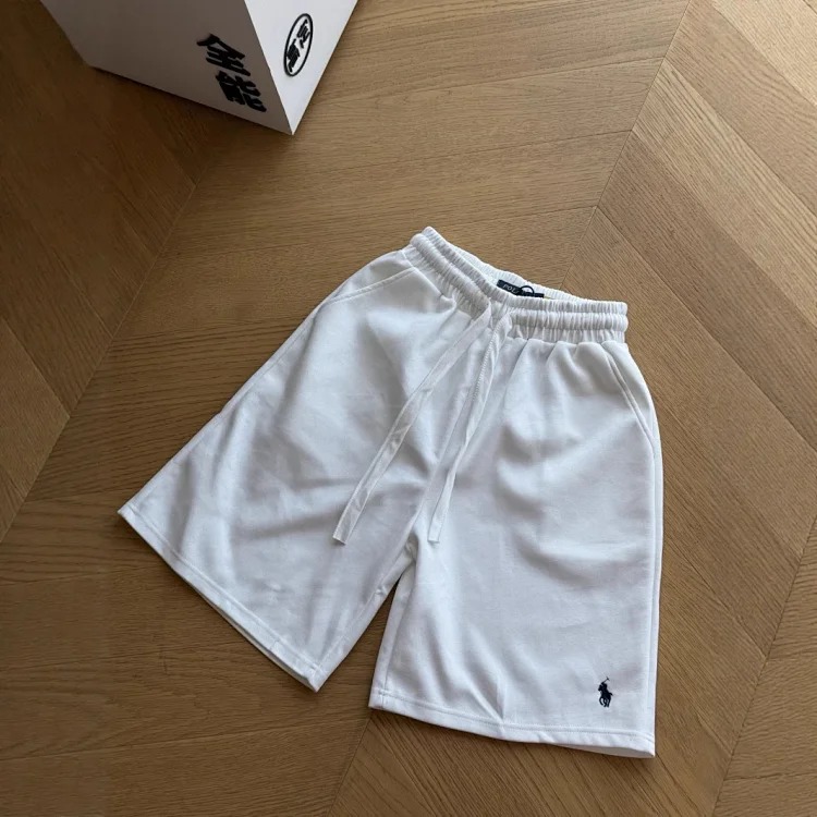 Ralph Lauren Cotton shorts, casual 50-point beach pants, casual retro pony embroidery