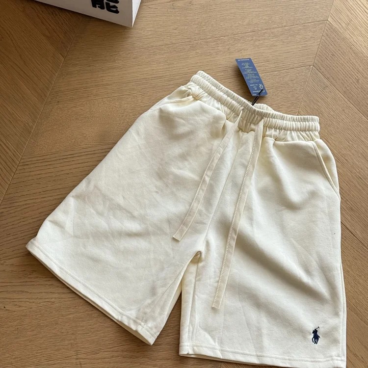 Ralph Lauren Cotton shorts, casual 50-point beach pants, casual retro pony embroidery