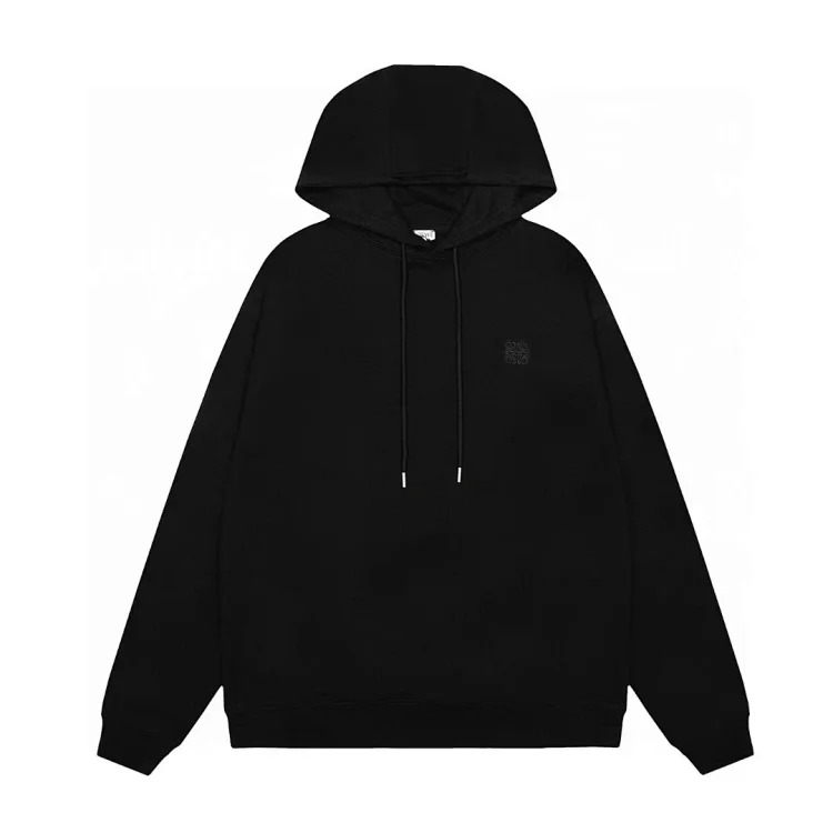 Pure cotton long-sleeved sweatshirt, classic letter embroidery, casual loose and versatile hoodie image 10