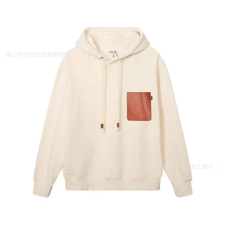 Pure cotton long-sleeved sweatshirt, classic letter embroidery, casual loose and versatile hoodie image 14