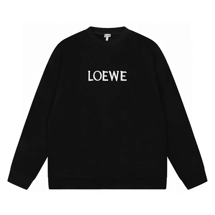 Pure cotton long-sleeved sweatshirt, classic letter embroidery, casual loose and versatile hoodie image 4