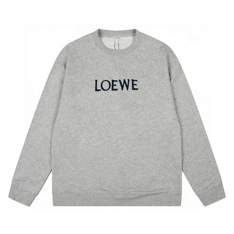 Pure cotton long-sleeved sweatshirt, classic letter embroidery, casual loose and versatile hoodie image 5