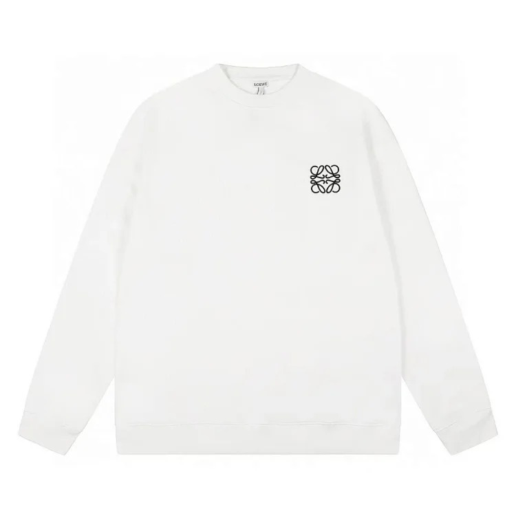 Pure cotton long-sleeved sweatshirt, classic letter embroidery, casual loose and versatile hoodie image 7