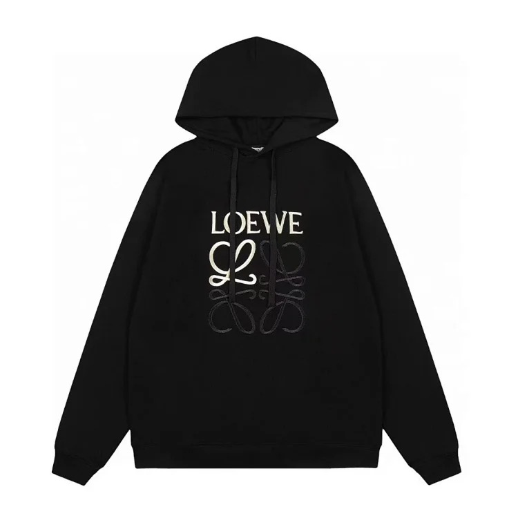Pure cotton long-sleeved sweatshirt, classic letter embroidery, casual loose and versatile hoodie image 9