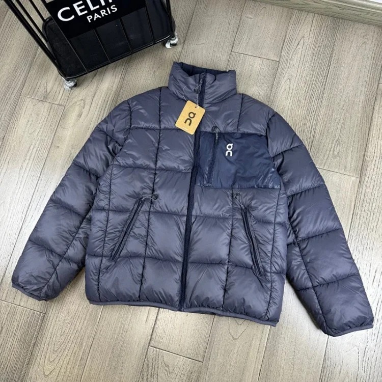 Men's and women's stand collar down jackets