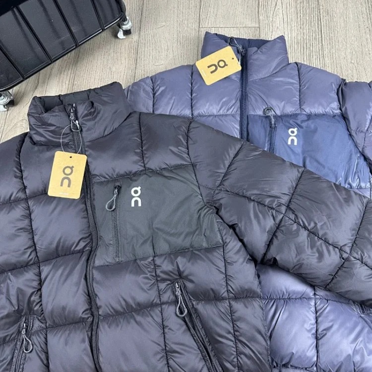 Men's and women's stand collar down jackets
