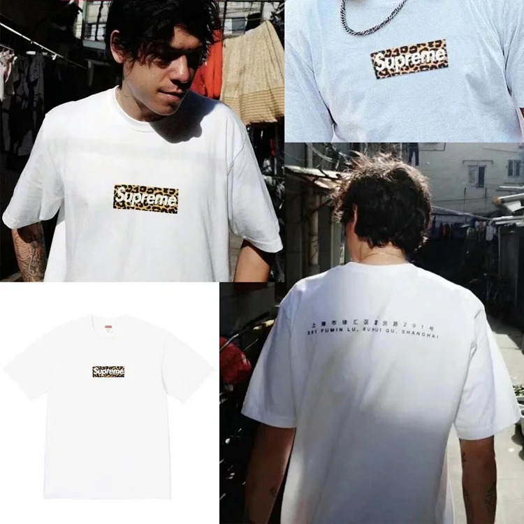 Pure cotton letter short-sleeved tee men's and women's classic printed T-shirts, loose and casual