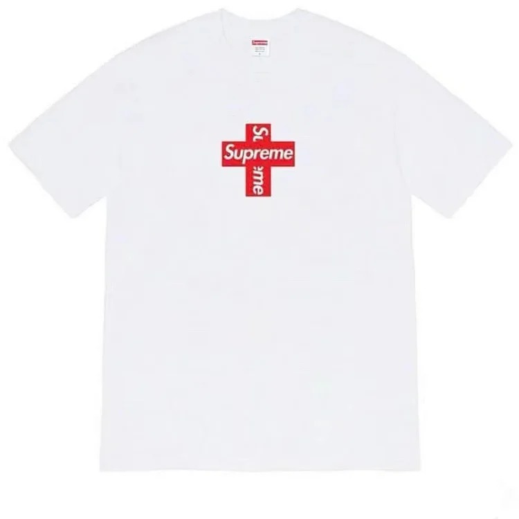 Pure cotton letter short-sleeved tee men's and women's classic printed T-shirts, loose and casual