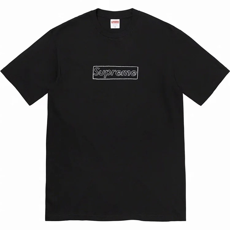 Pure cotton letter short-sleeved tee men's and women's classic printed T-shirts, loose and casual