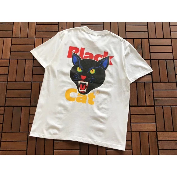 SUP letter print BOX high short-sleeved T-shirt for men and women