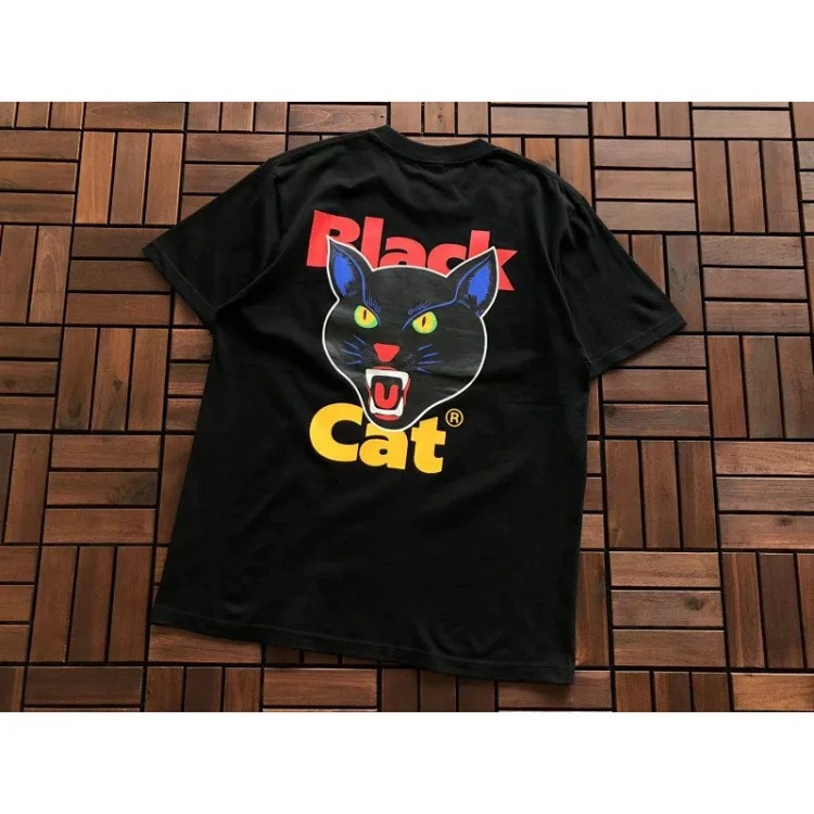 SUP letter print BOX high short-sleeved T-shirt for men and women