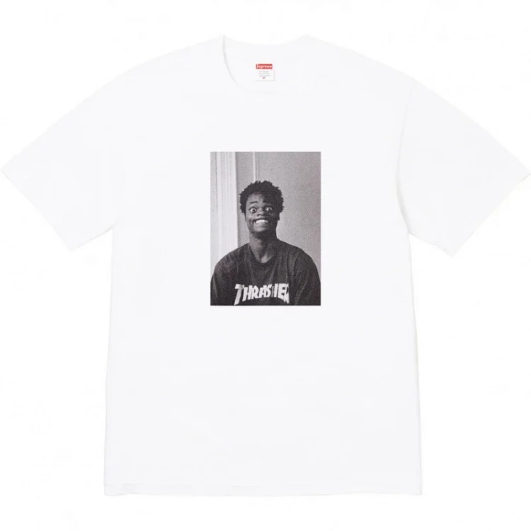 SUP letter print BOX high short-sleeved T-shirt for men and women
