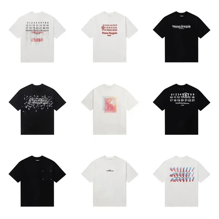 Pure cotton digital short sleeves for men and women
