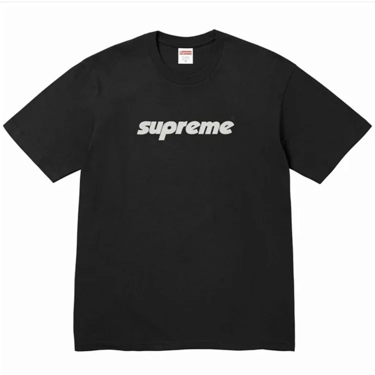 Pure cotton letter short-sleeved tee men's and women's classic printed T-shirts, loose and casual