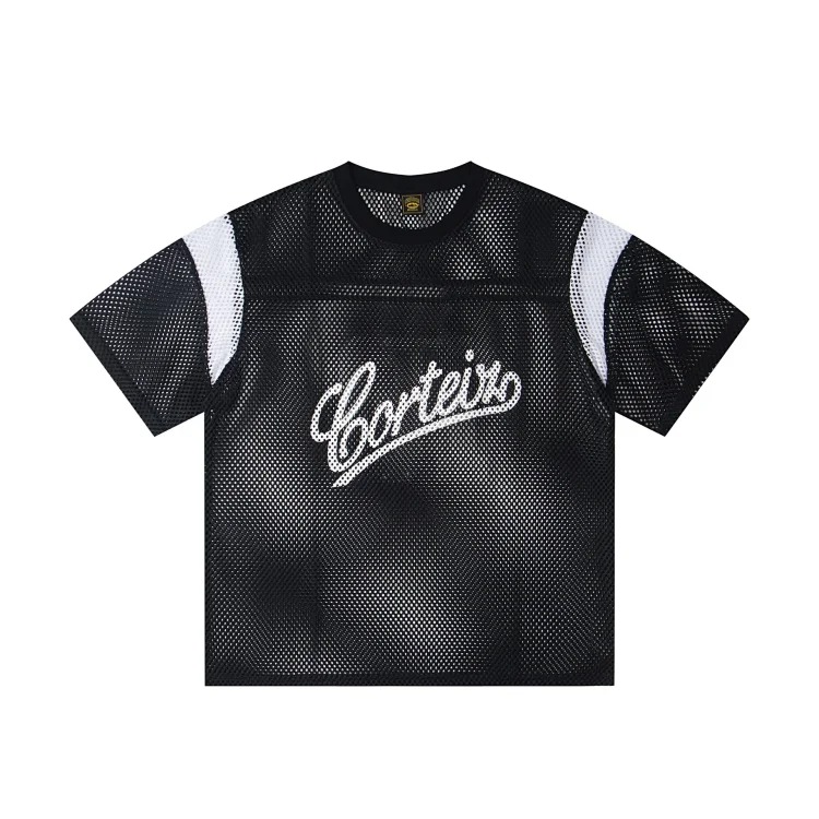 Sports short-sleeved T-shirt football uniform breathable polo shirt couple wear