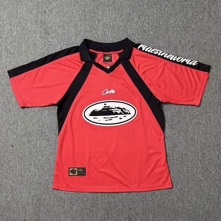 Sports short-sleeved T-shirt football uniform breathable polo shirt couple wear