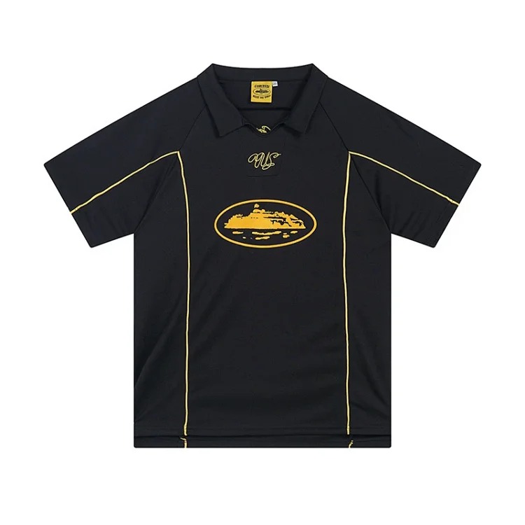 Sports short-sleeved T-shirt football uniform breathable polo shirt couple wear