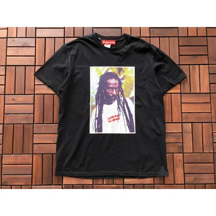 SUP letter print BOX high short-sleeved T-shirt for men and women