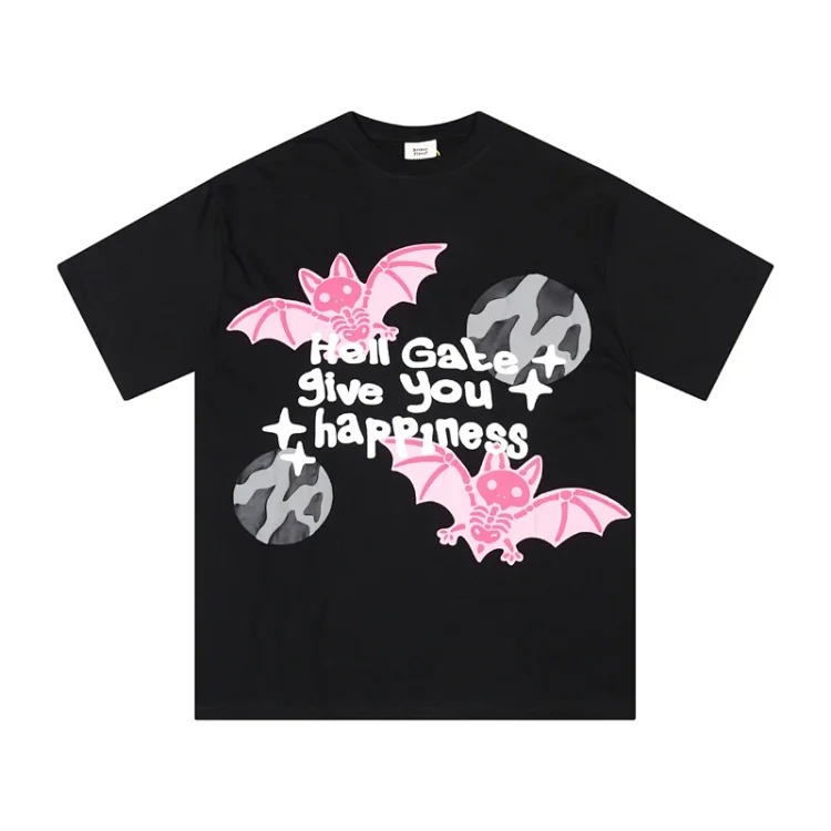 BROKEN PLANET Broken Planet American trendy brand foam couple short-sleeved loose men's and women's versatile T-shirt cross-border