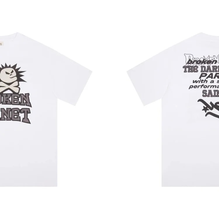 BROKEN PLANET Broken Planet American trendy brand foam couple short-sleeved loose men's and women's versatile T-shirt cross-border
