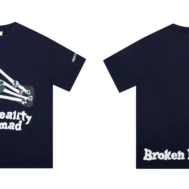 BROKEN PLANET Broken Planet American trendy brand foam couple short-sleeved loose men's and women's versatile T-shirt cross-border