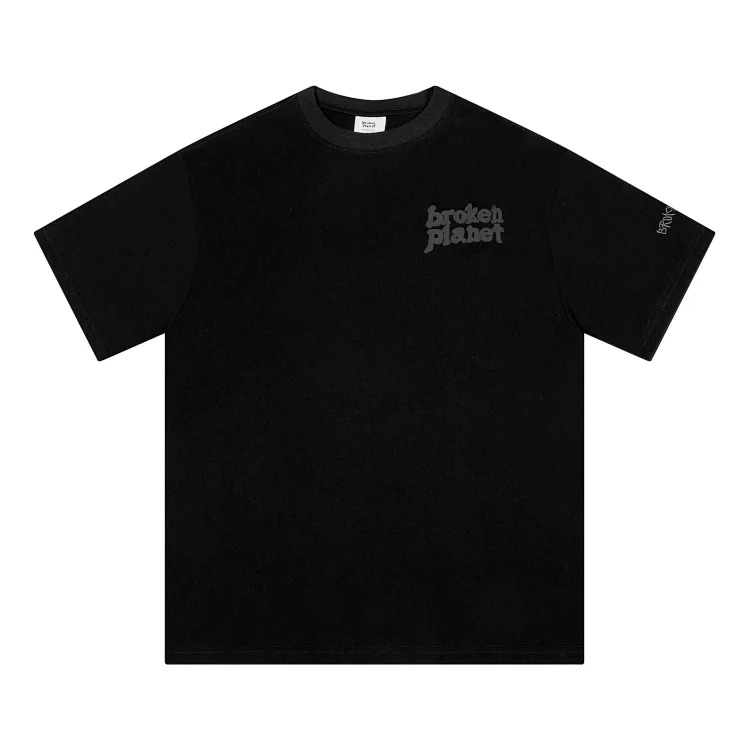 BROKEN PLANET Broken Planet American trendy brand foam couple short-sleeved loose men's and women's versatile T-shirt cross-border