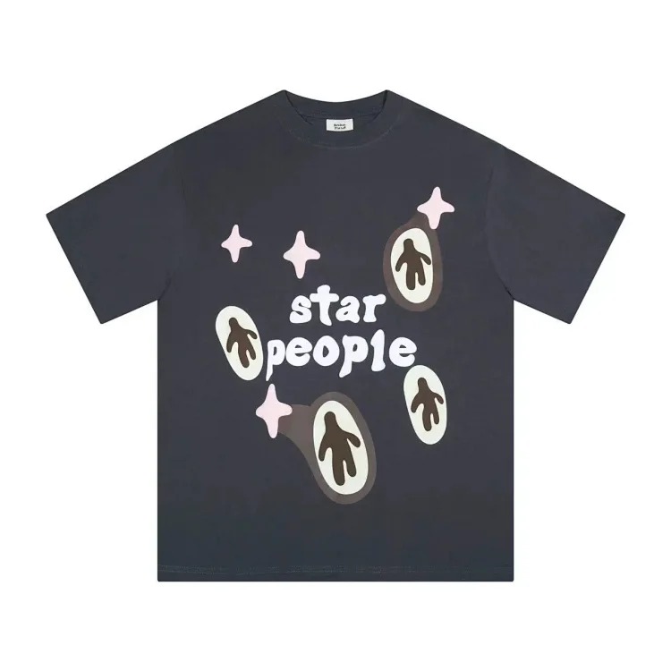BROKEN PLANET Broken Planet American trendy brand foam couple short-sleeved loose men's and women's versatile T-shirt cross-border