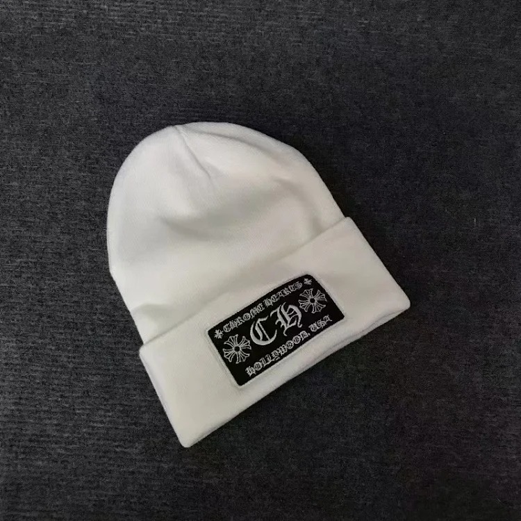 Knitted hats Sanskrit printed woolen hats embroidered hats for men and women