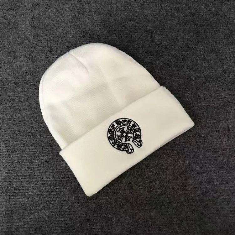 Knitted hats Sanskrit printed woolen hats embroidered hats for men and women