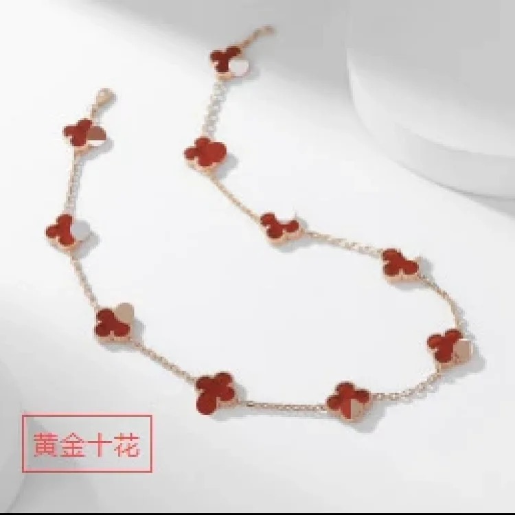 Ten Flowers and Twenty Flowers Necklace Natural Fritillaria